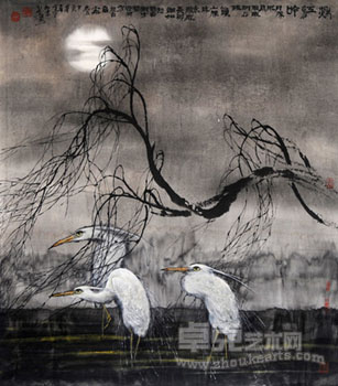 吕拴保个人画展