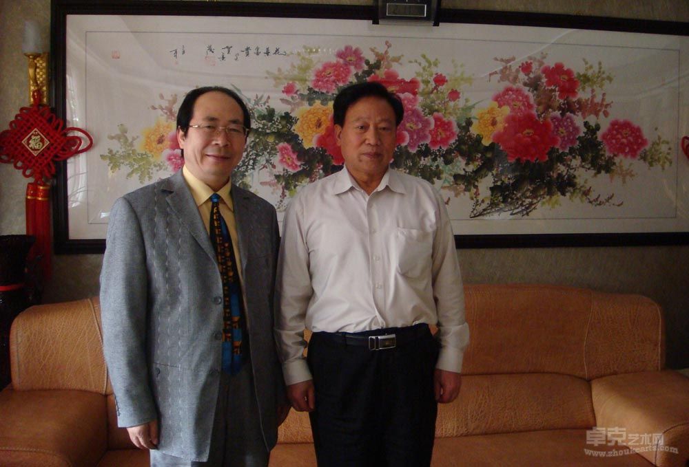 2009年林中阳与兰州军区司令员李乾元上将