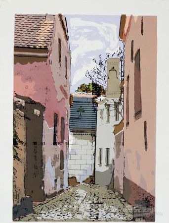 《Krumlov I 》丝网 高65cm宽46cm   孙灵