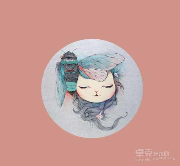 《你在烦恼什么之四》  贺娟