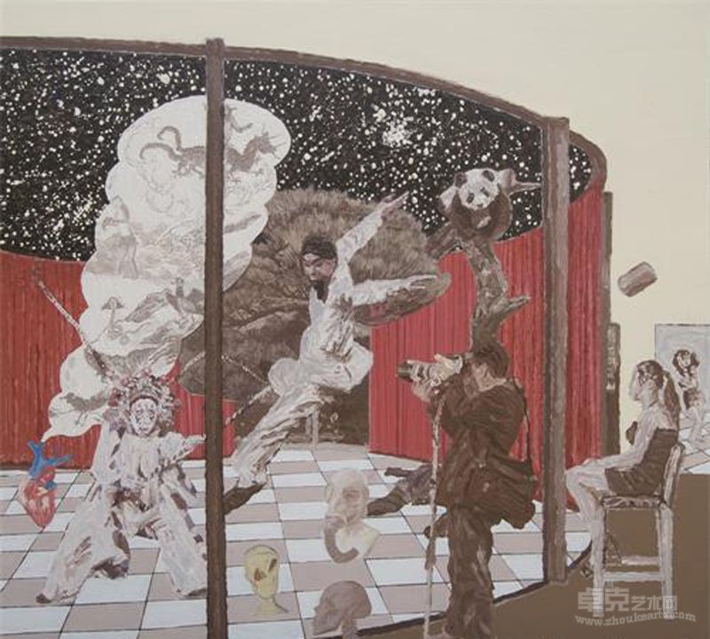 武侠4 Martial Arts No.4 200x200cm 2012 金阳平