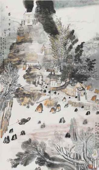 列云山梦话图 姚鸣京