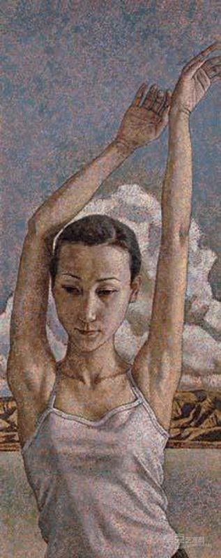 《姿态6》 194X73cm 2009