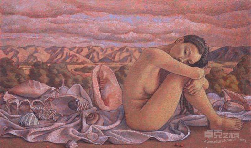 《遥远的海1》 96X145cm 2013