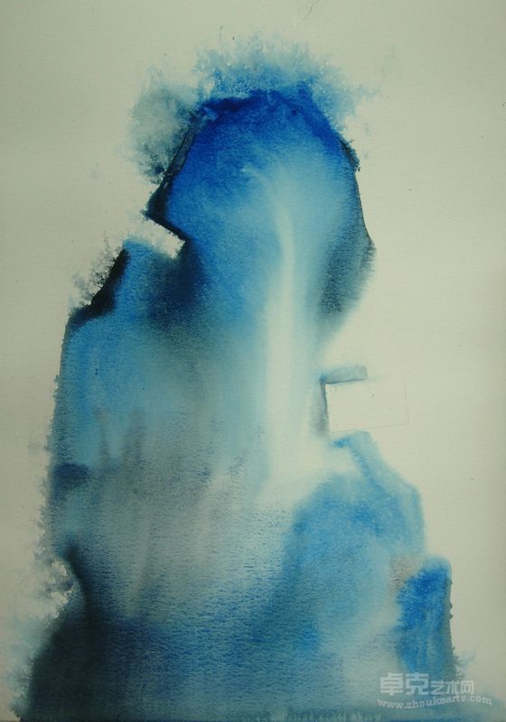 《青山系列9》54cmX39cm  2013年杨金城