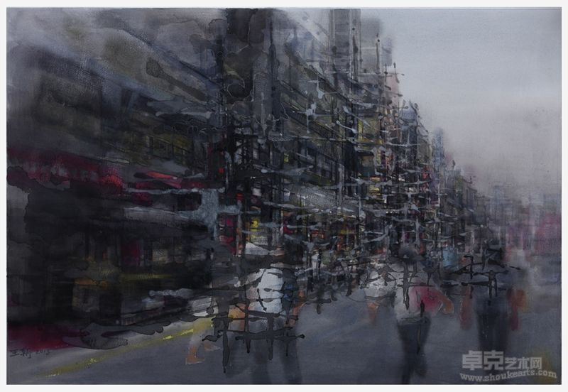《穿+行》尺寸87x112年代2012王朝