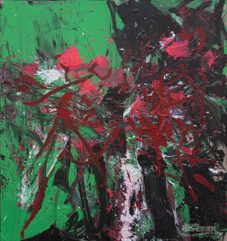 溢色2013-1.3布面油画140x150厘米2013