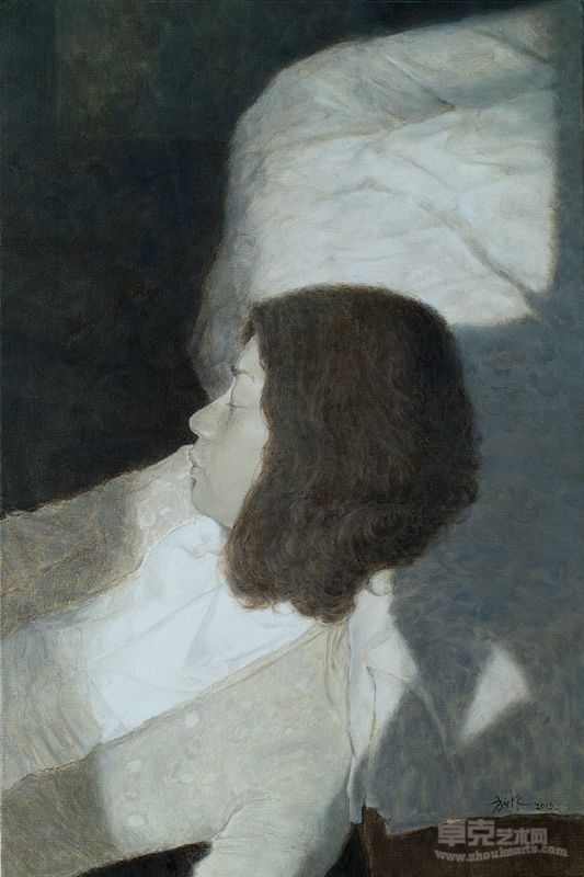 方新飞《暖阳》 60CM×90CM 布面油画 2013