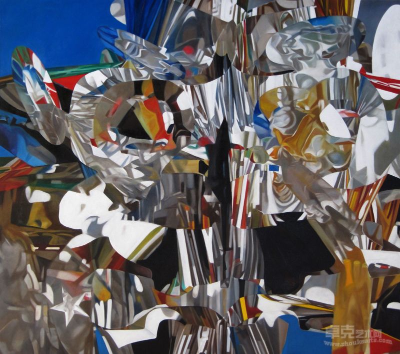 高广斌《溶化钻石》    160 X 140cm   布面油画   2011
