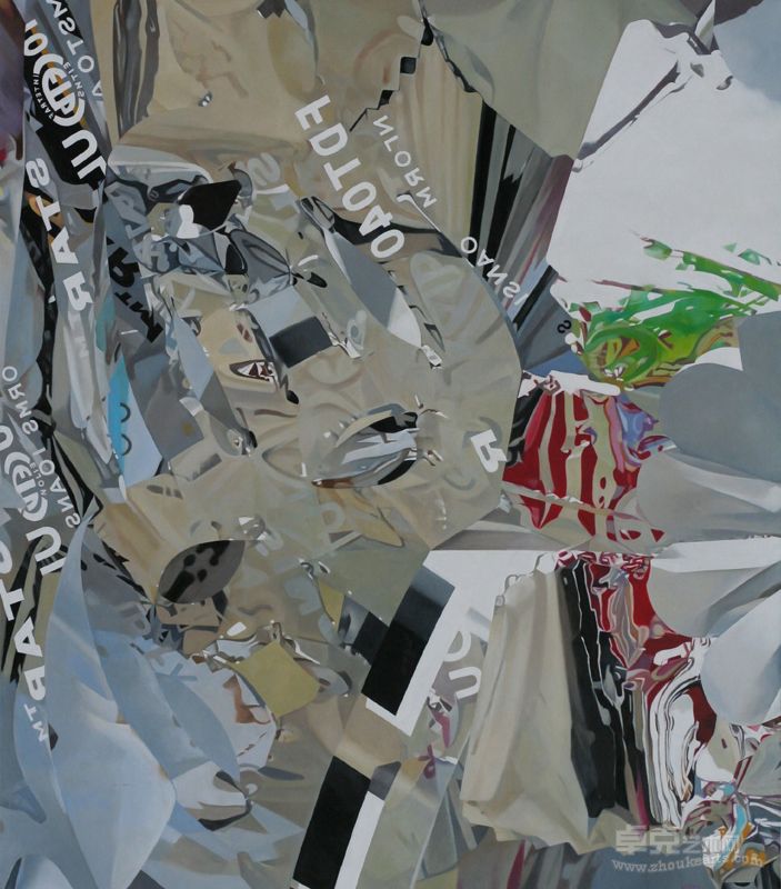 高广斌《不想怎样》布面油画、尺寸160X140cm、2013年