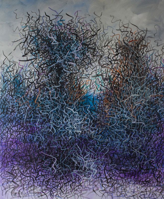 刘峥嵘《风景-04号》150x180cm 布面油画 2013