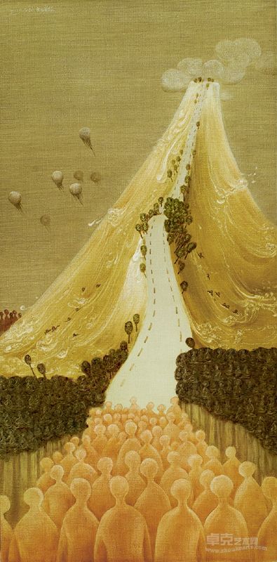 柳建超《道》120×60cm布面油画2013年