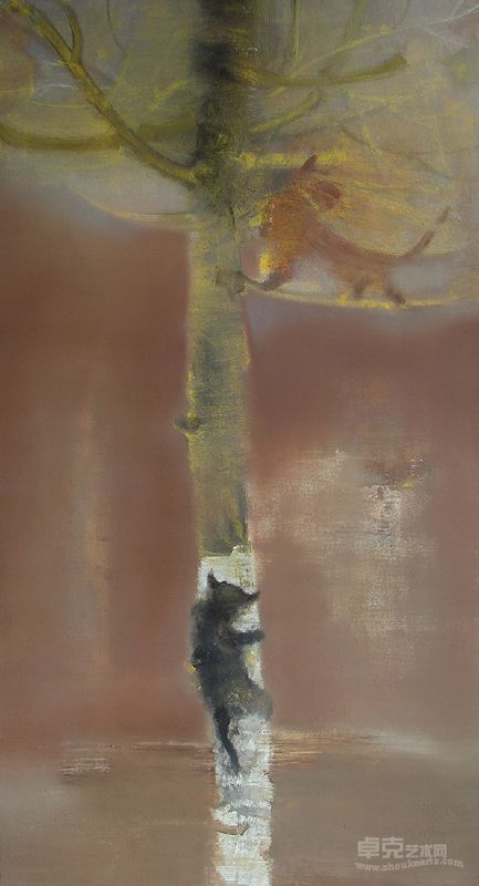 胥远香《荒原》150x80cm2011