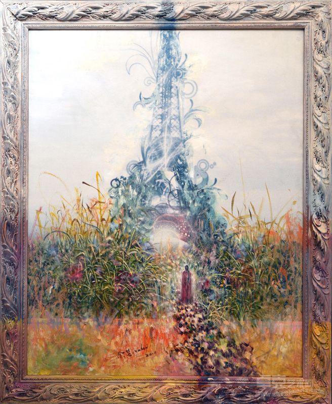 余慧《界无界》  110X90cm  布上油画  2010
