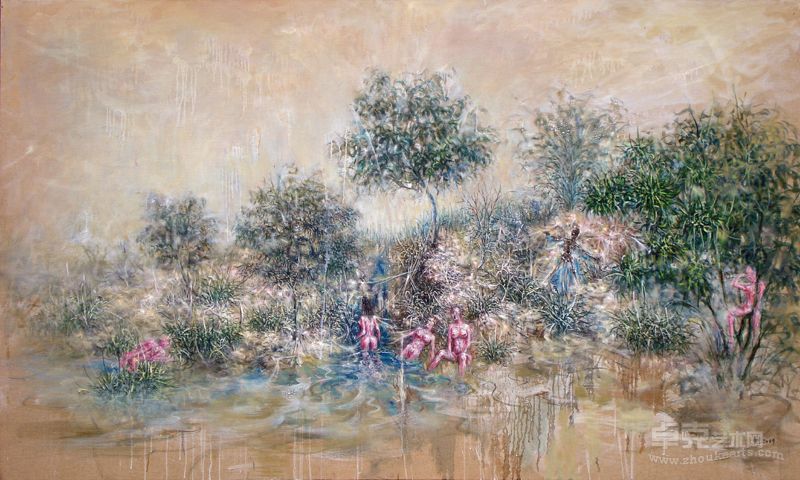 余慧《彼岸》250x150cm 布上油画  2009