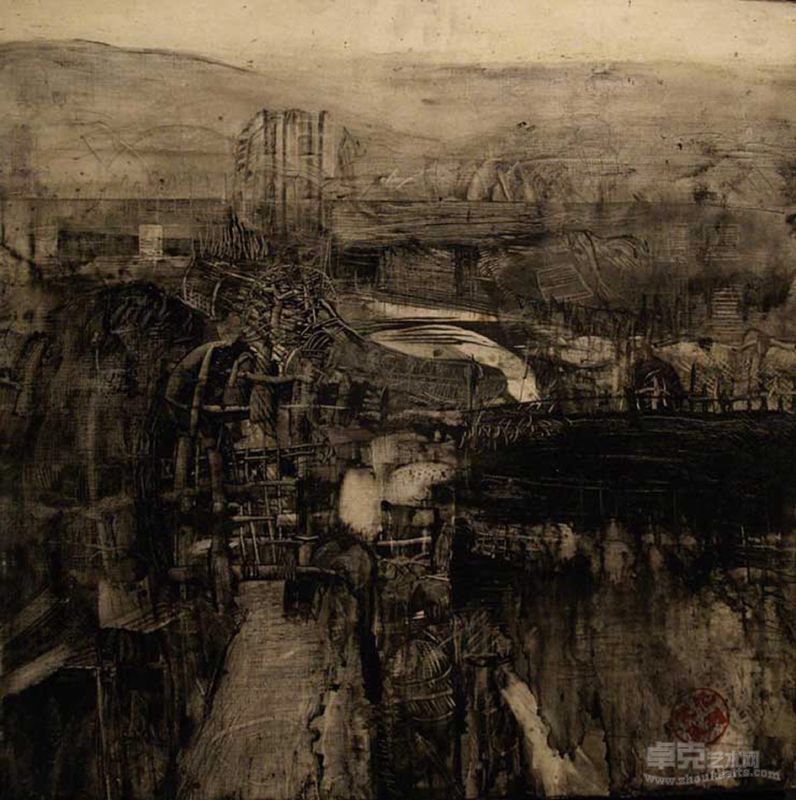 邹时丰《记忆系列之六》69cm × 69cm 2006