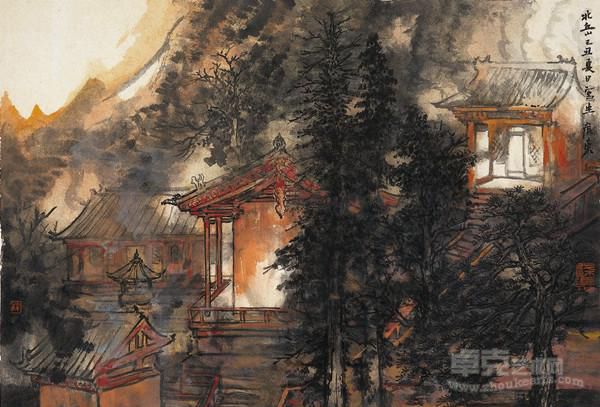 《北岳道观》