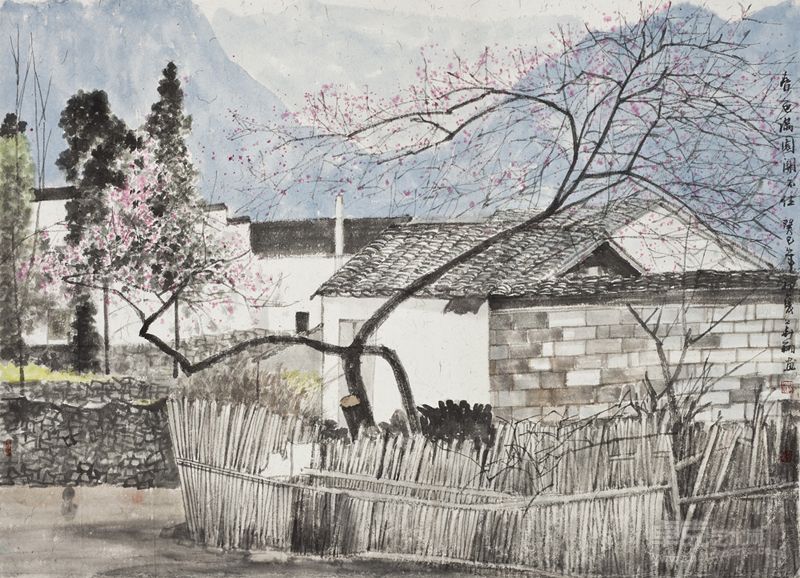 春色满园关不住 90×124cm  纸本设色 2013
