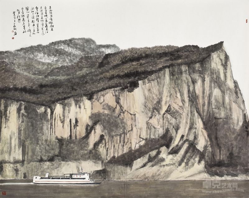 秋兴 144×180cm  纸本设色 2013