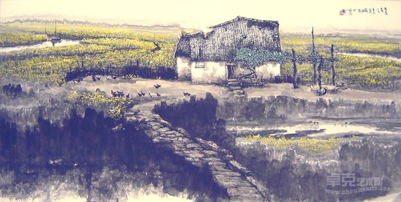 吳盛源(Wu Shengyuan)老屋春光