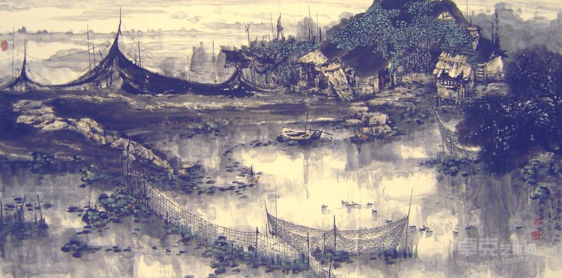 吳盛源(Wu Shengyuan)風乍起吹皺一池春水