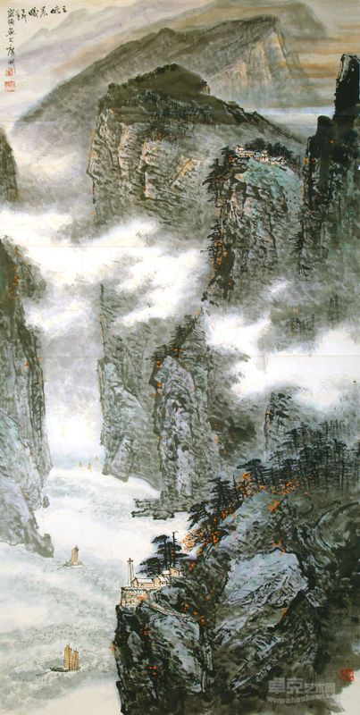 吳盛源(Wu Shengyuan)三峽晨曦