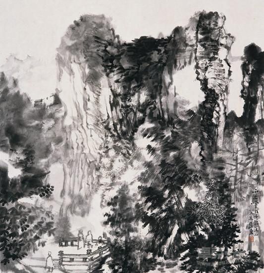 《雁荡山灵峰》