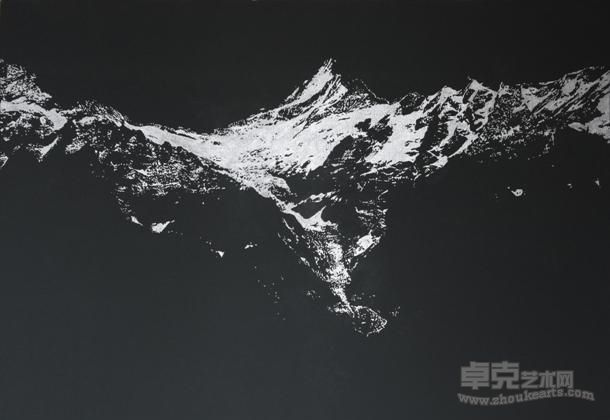 《雪山系列1》  任瀚 110×140cm 2013年.jpg