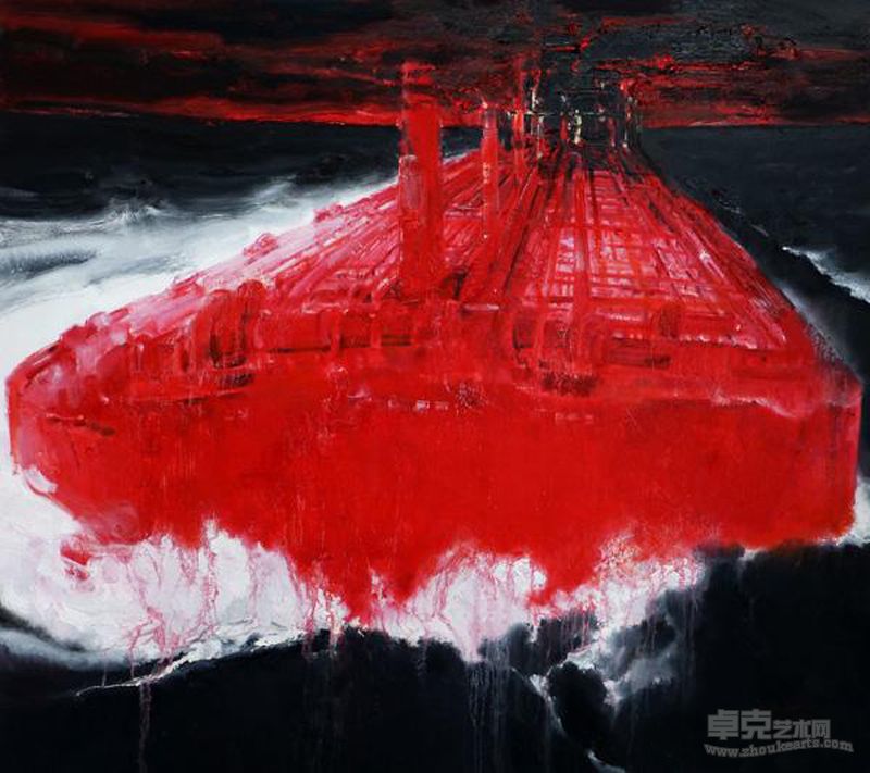 《红船》  陈明华 180x160cm