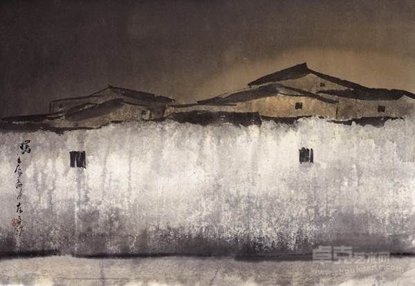 《曙》, 纸本设色, 46X66cm, 2012