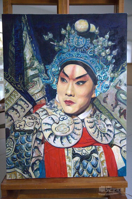 春卉 大武生80×60CM