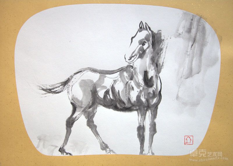 萧立 利目图35x30CM
