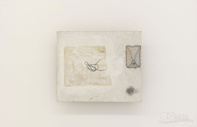 唯一认可的意识1, 尺寸：25x20cm，材料：纸、线、丙烯、亚麻布，年代：2013