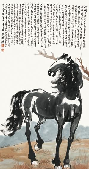 立马图   136x68cm