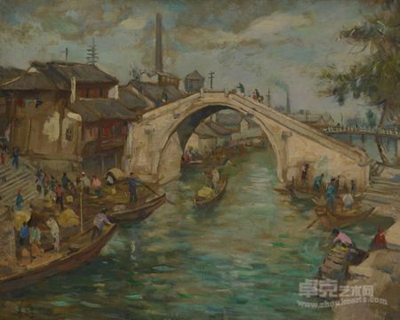水乡桥头集市
