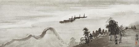 朱雅梅，《手稿》，47.5x16cm,约0.7平尺,镜心,2014