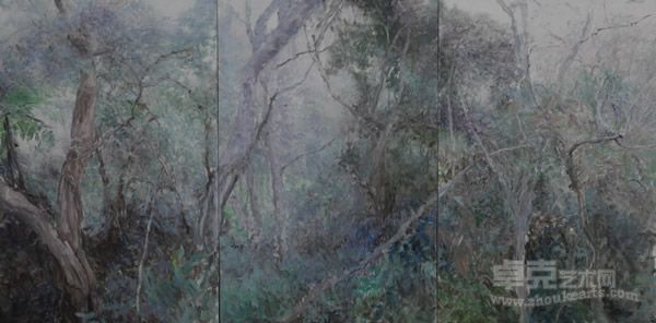 何多苓-大风景 300×150cm 何多苓 2014