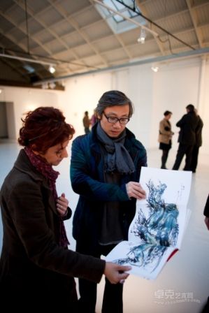 巴黎个展现场