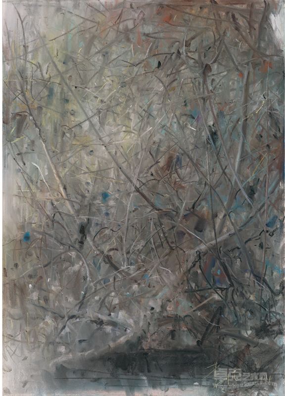 李强  风景2014no.6  64*49cm   色粉 2014