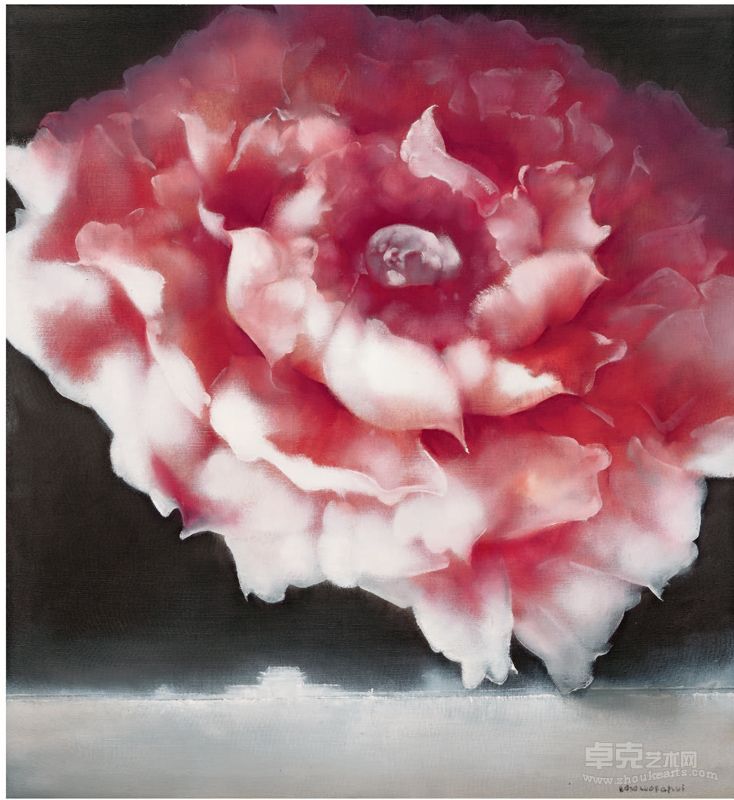 罗发辉  红色玫瑰    110*100cm  布面油画 2010