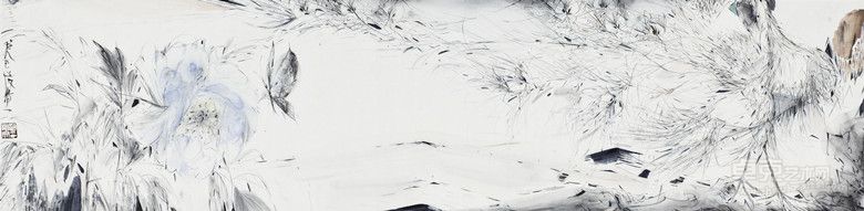 谜花记之二 35×140cm  纸本 2013年