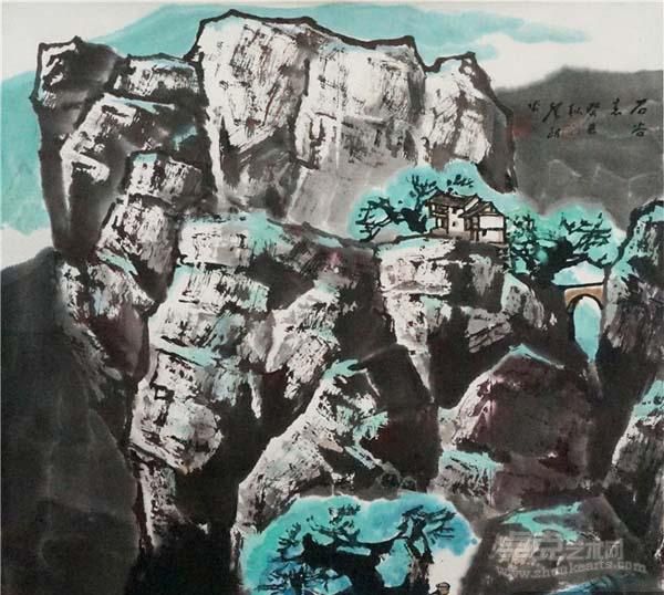 《石谷志》  邵声朗 69×68cm 2013