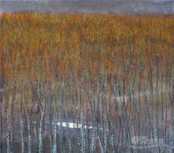 《寻梦林海》  周韶华 68cm×68cm 2012