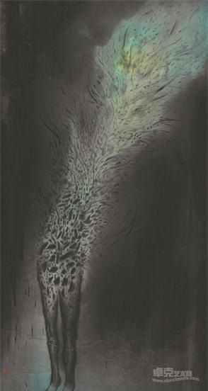 《漂浮的姿态》   刘信义 136x66.5cm