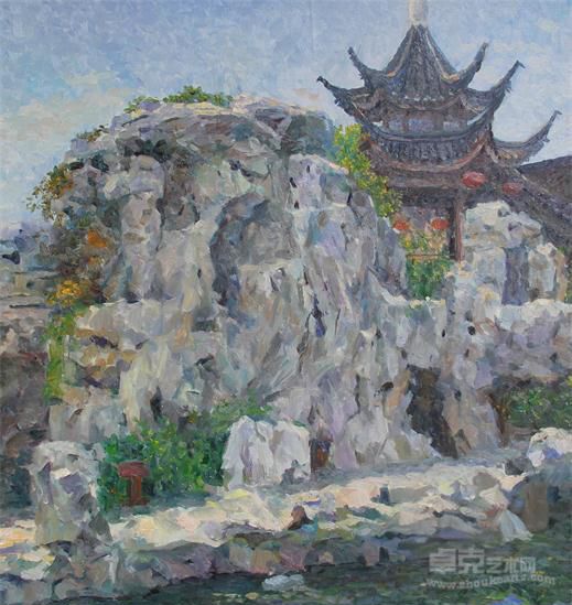 《檀园写生》  曹春辉 70X80