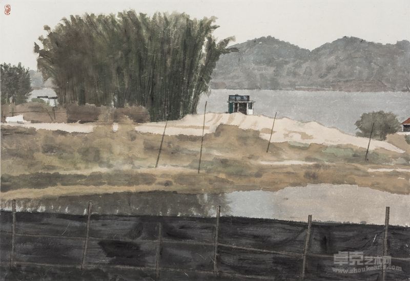 英德2，纸本设色，63×93cm，2013