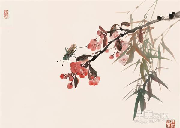 《春风醉艳》   沈威峰 60X48cm 2012年
