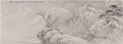 寂掩天籁音(24.5×67cm)
