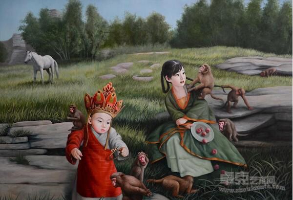《西游记》  赵利民 185x138cm 2014年