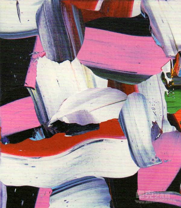 《隐藏-1》  门田光雅 60x50cm+布面丙烯和细沙 2011